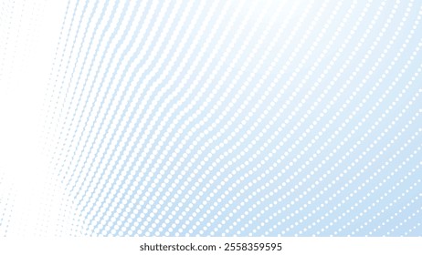 Blue and white gradient with halftone seamless pattern abstract background for backdrop or presentation