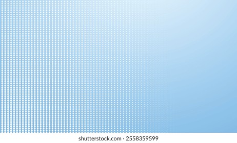 Blue and white gradient with halftone seamless pattern abstract background for backdrop or presentation