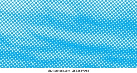Gradiente azul y blanco con fondo abstracto de patrón sin fisuras de semitono para el telón de fondo o la presentación. eps10