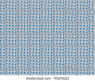 
blue white gray and brown triangles