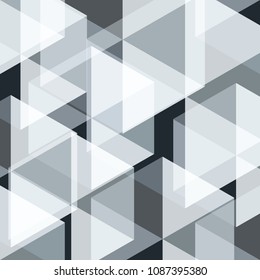 Blue white gray Mosaic abstract background