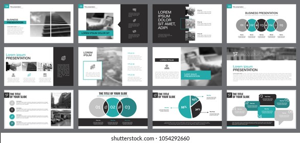 Blue, white and grey infographic design elements for presentation slide templates. Business and workflow concept can be used for financial report, advertising, flyer layout and leaflet design.
