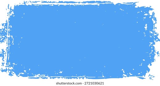 Fondo grunge azul y blanco con manchas de pintura blanca. Textura de fondo azul escarchado.