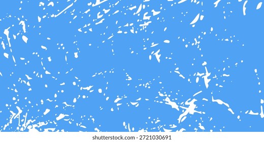 Fondo grunge azul y blanco con manchas de pintura blanca. Fondo azul escarchado. textura viejo ruido agradable moderno