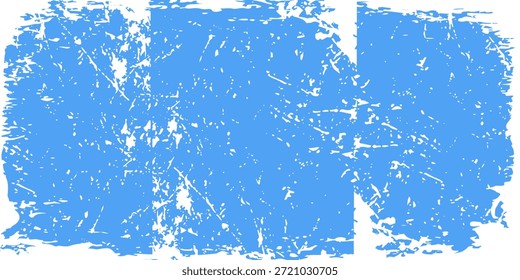 Blauer und weißer farbiger Hintergrund mit weißen Farbflecken. Frostiger blauer Hintergrund. Textur alt modern