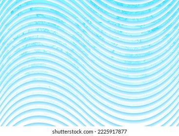 Blue and white grunge waves abstract elegant background. Vector design