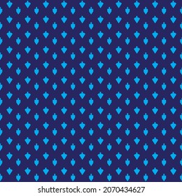 Blue White Hanukkah background, Light Blue dreidel seamless pattern on Blue background