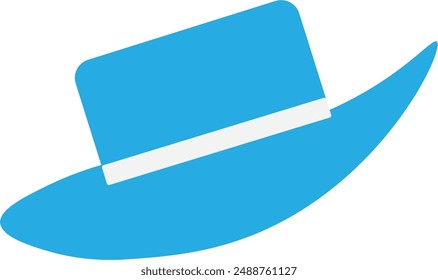 Blue and White Hat in Film