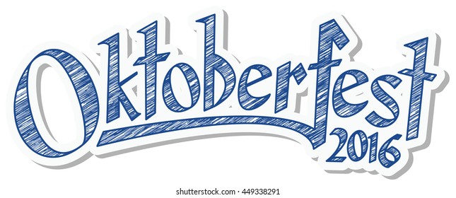 blue and white header with scribble pattern and text Oktoberfest 2016