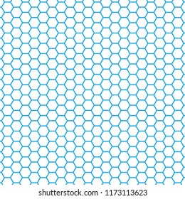 blue and white hexagonal pattern- vector illustration