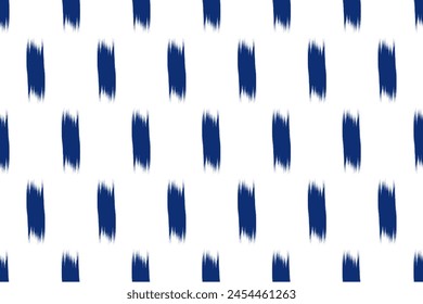 Patrón sin fisuras de ikat azul y blanco. Fondo Abstractas para el diseño textil. Se puede utilizar en el diseño de la tela para la ropa, textil, tela, camisa, bordado
