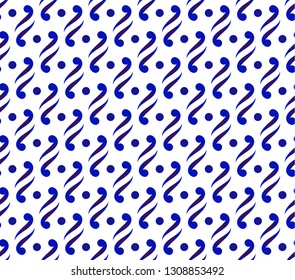 blue and white Japan and Chinese seamless pattern for design, pottery, porcelain, chinaware, ceramic, tile, ceiling, texture, wall, paper, silk and fabric, vector, beautiful Chinese background