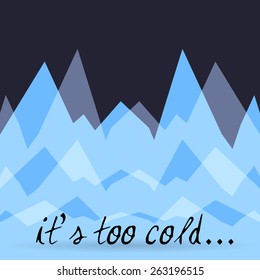 Blue White Light ice Background
