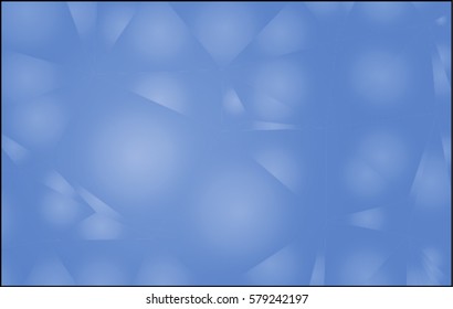 Blue White Light Polygonal Mosaic Background