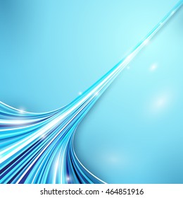 Blue and White lines  Abstract Technology Background. lines curve stripe concept vector design