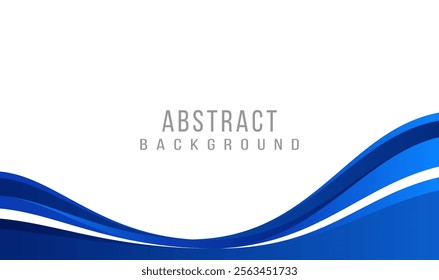 Blue And White Luxury Modern Abstract Background 