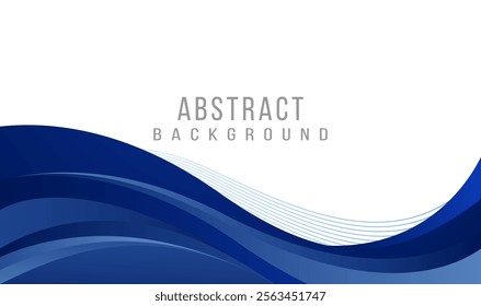 Blue And White Luxury Modern Abstract Background 