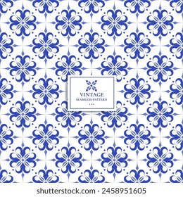 Vector de lujo azul y blanco sin patrón. Adorno, motivos tradicionales, étnicos, árabes, turcos, indios. Ideal para tela y textil, Fondo de pantalla, diseño de empaque o cualquier idea deseada.