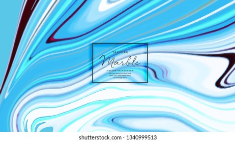 Blue and White marble texture vector background