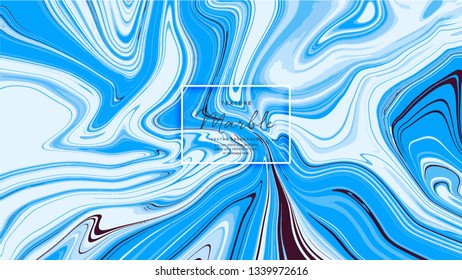 Blue and white marble vector background
