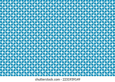 Blue and white metaballs pattern vector background. Simple metaball shapes wallpaper.