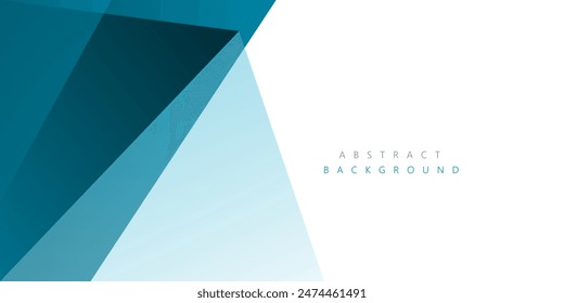 Fondo de forma metálica azul y blanco para concepto corporativo, Plantilla, póster, folleto, Sitio web, diseño de volante. Ilustración vectorial	