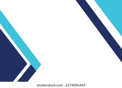 Blue and White Minimalist Geometric Background - Vector Illustration for Modern Designs
