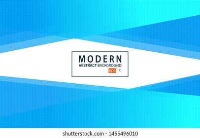 Blue and white Modern Abstract background.
