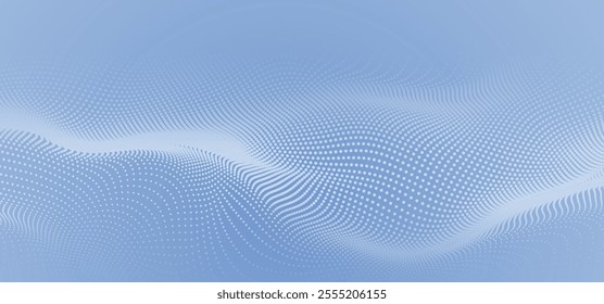 Blue white modern abstract background, Digital technology futuristic internet network connection, cloud cyber information communication, Ai big data science, innovation future tech illustration vector