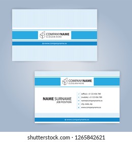 Blue and White modern business, healthcare, Medical card template, Illustration Vector 10