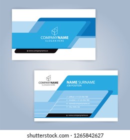 Blue and White modern business, healthcare, Medical card template, Illustration Vector 10