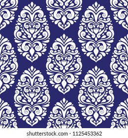 Color azul y blanco ornamental sin costura. Vectorial vintage, elementos paisley. Ornamento. Motivos tradicionales, turcos e indios. Excelente para tejidos y tejidos, papel pintado, embalaje o cualquier idea deseada. 