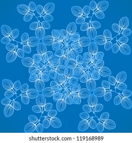 Blue and white pattern