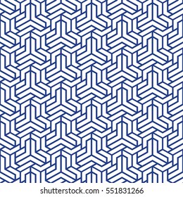 patrón azul y blanco, línea de fondo geométrica, textura moderna y elegante,vector