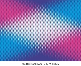 Fondo azul, blanco y rosa con colores semitonos vívidos.