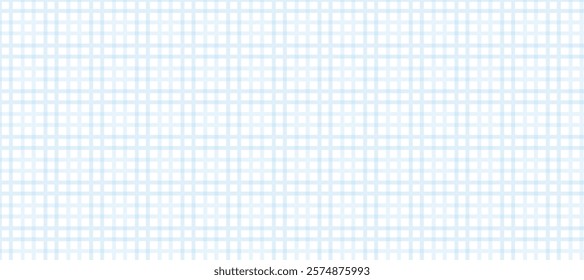 Blue and white plaid fabric texture background	