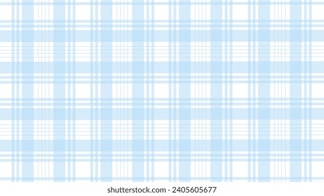Blue and white plaid texture as a background	