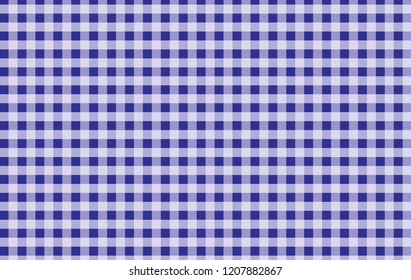 Blue and white plaid vector background.Tablecloth square.Vector illustration.