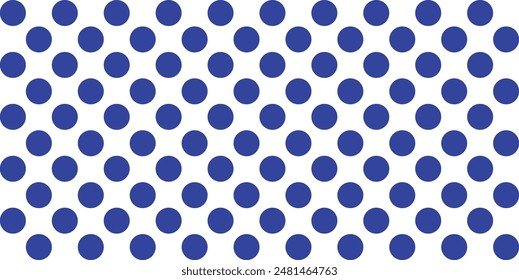 Blue white polka dots wallpaper. Dots grid graphic resource. Polkadot background