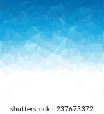 Blue White  Polygonal Mosaic Background, Vector illustration,  Creative  Business Design Templates 