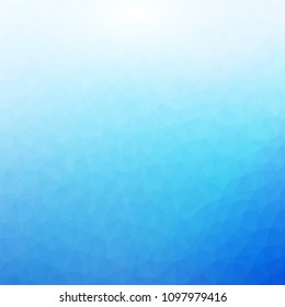 Blue and White Polygonal Mosaic Background, Vector illustration, Creative Business Design Templates 