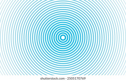Fondo de geometría radial azul y blanco