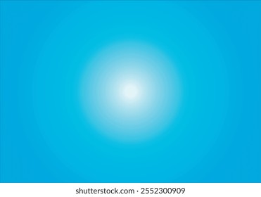 Blue and white radial gradient background