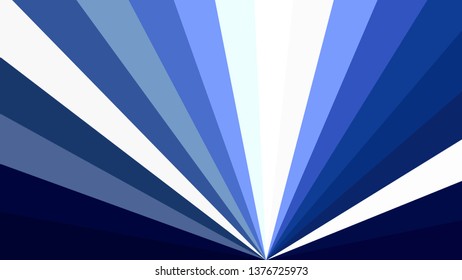 Blue and White Rays Background Illustration
