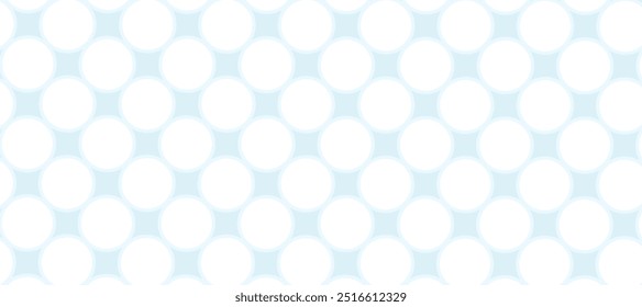 Patrón transparente azul y blanco con lunares