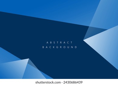 Fondo moderno de la forma azul y blanca para el concepto corporativo, plantilla, cartel, folleto, sitio web, diseño de volante. Ilustración de vector