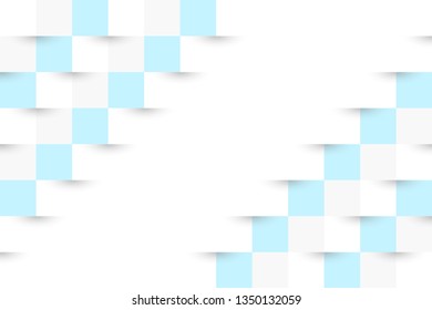 Blue And White Simple geometric abstract background