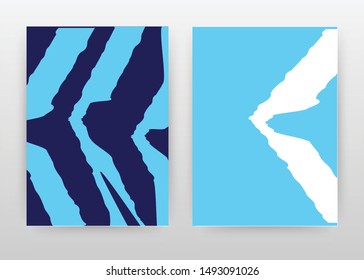Blue white sketch design for annual report, brochure, flyer, poster. Abstract blue white background vector illustration for flyer, leaflet, poster. Business abstract A4 brochure template.