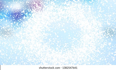 Blue and White Sparkles Background