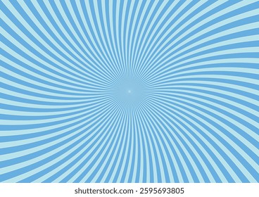 BLUE AND WHITE SPIRAL COMIC BACKGROUND